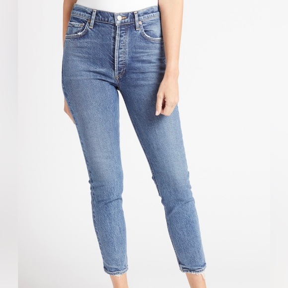 Agolde Denim - AGOLDE Toni Mid Rise Straight Denim Jeans